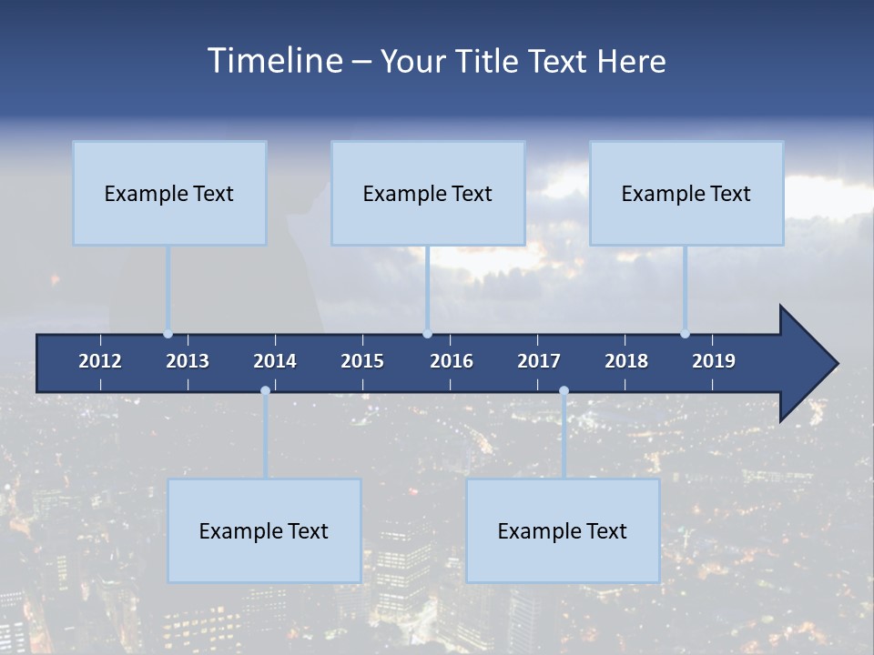 Black Office Nature PowerPoint Template