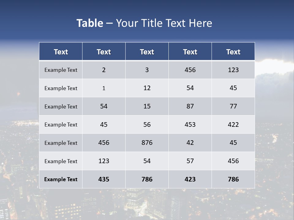 Black Office Nature PowerPoint Template