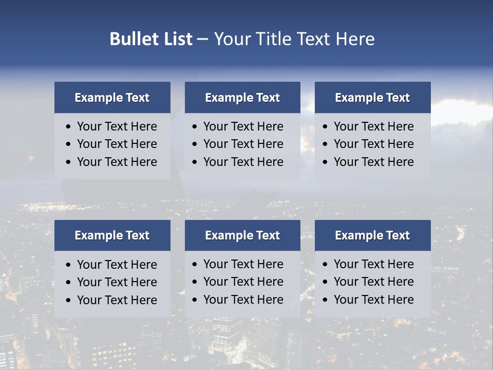 Black Office Nature PowerPoint Template