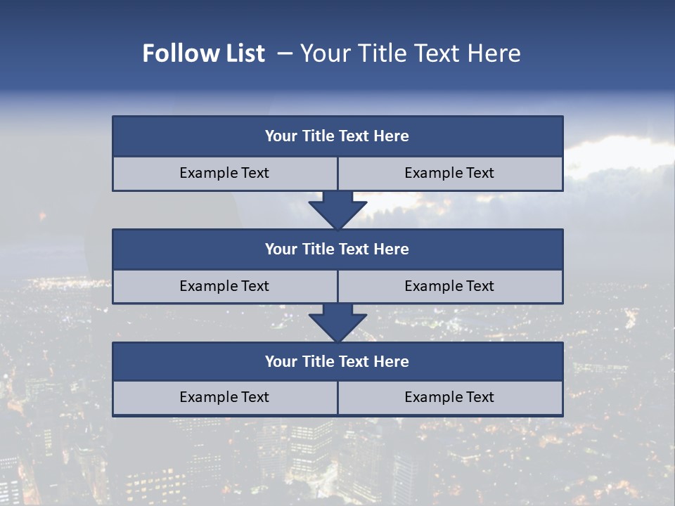 Black Office Nature PowerPoint Template