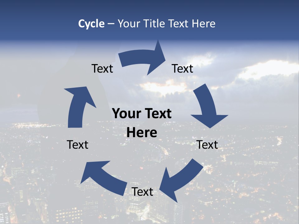 Black Office Nature PowerPoint Template