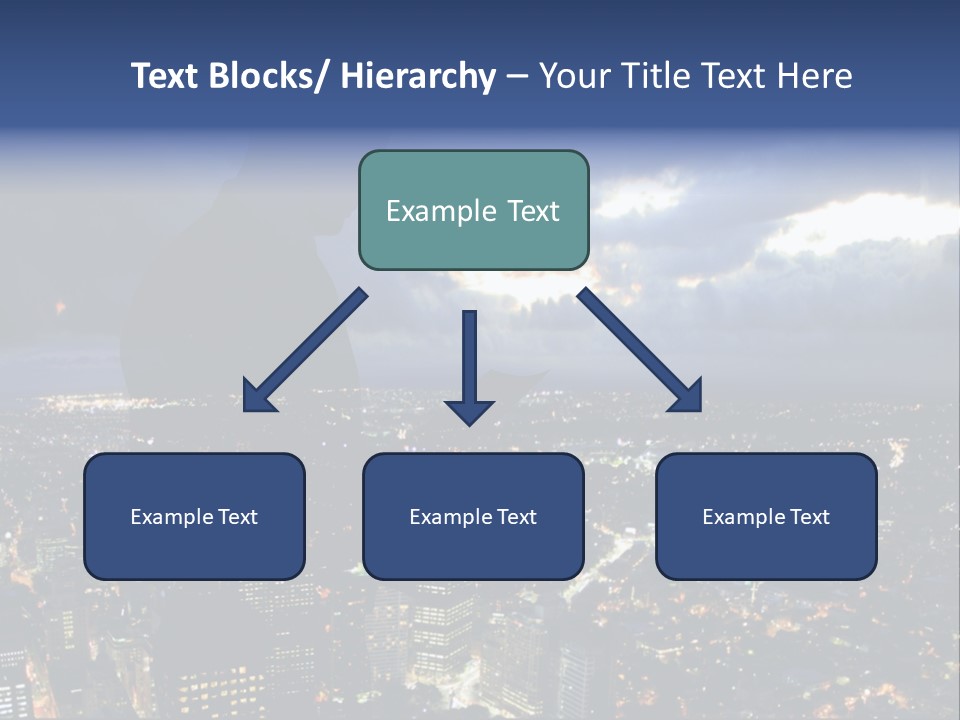 Black Office Nature PowerPoint Template
