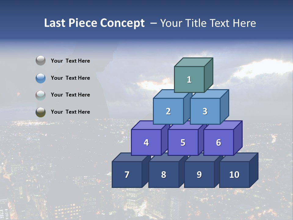 Black Office Nature PowerPoint Template