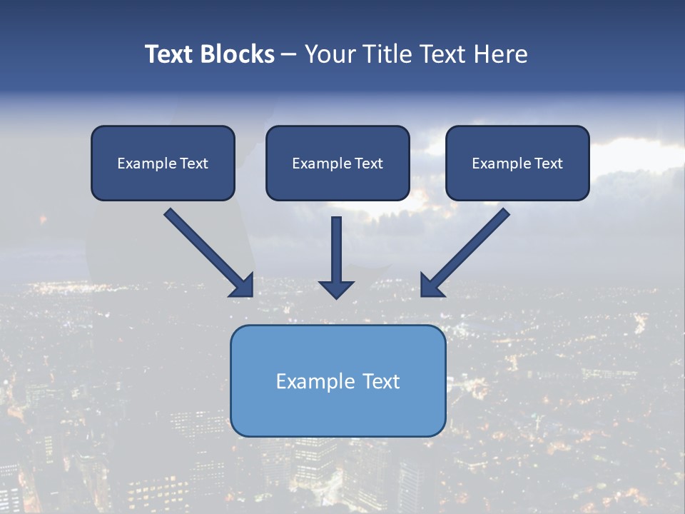 Black Office Nature PowerPoint Template