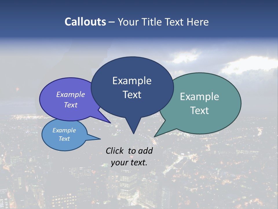 Black Office Nature PowerPoint Template