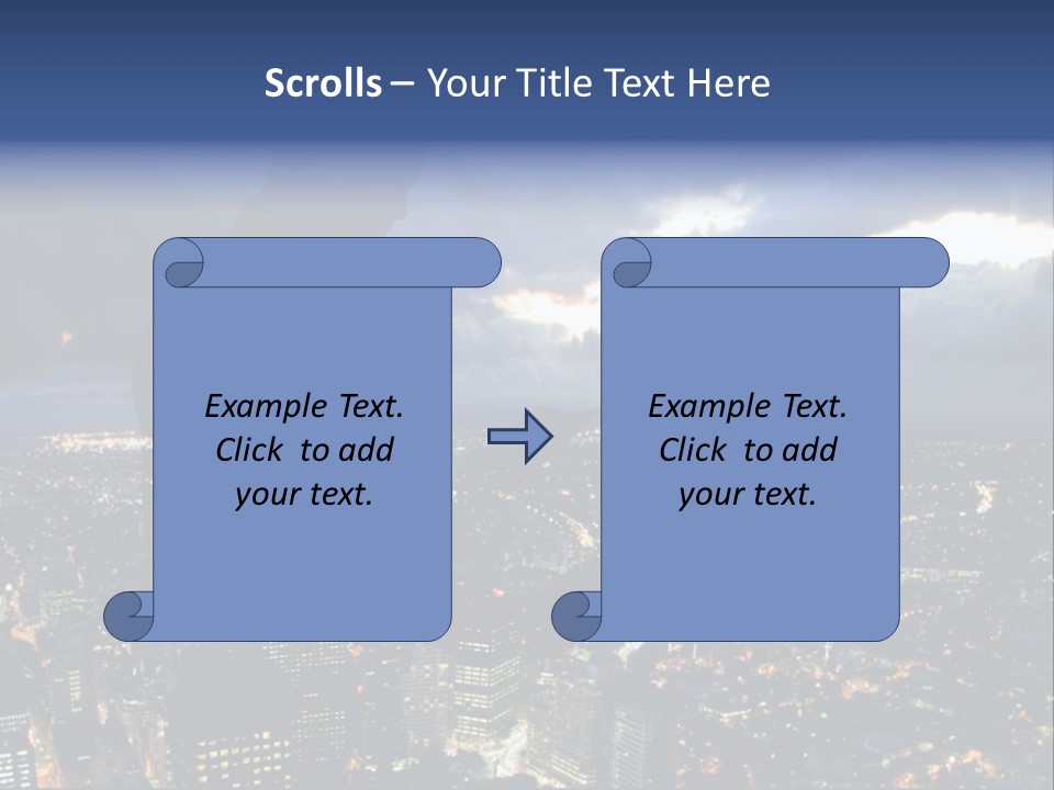 Black Office Nature PowerPoint Template
