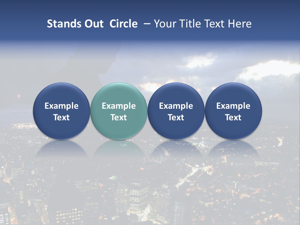 Black Office Nature PowerPoint Template