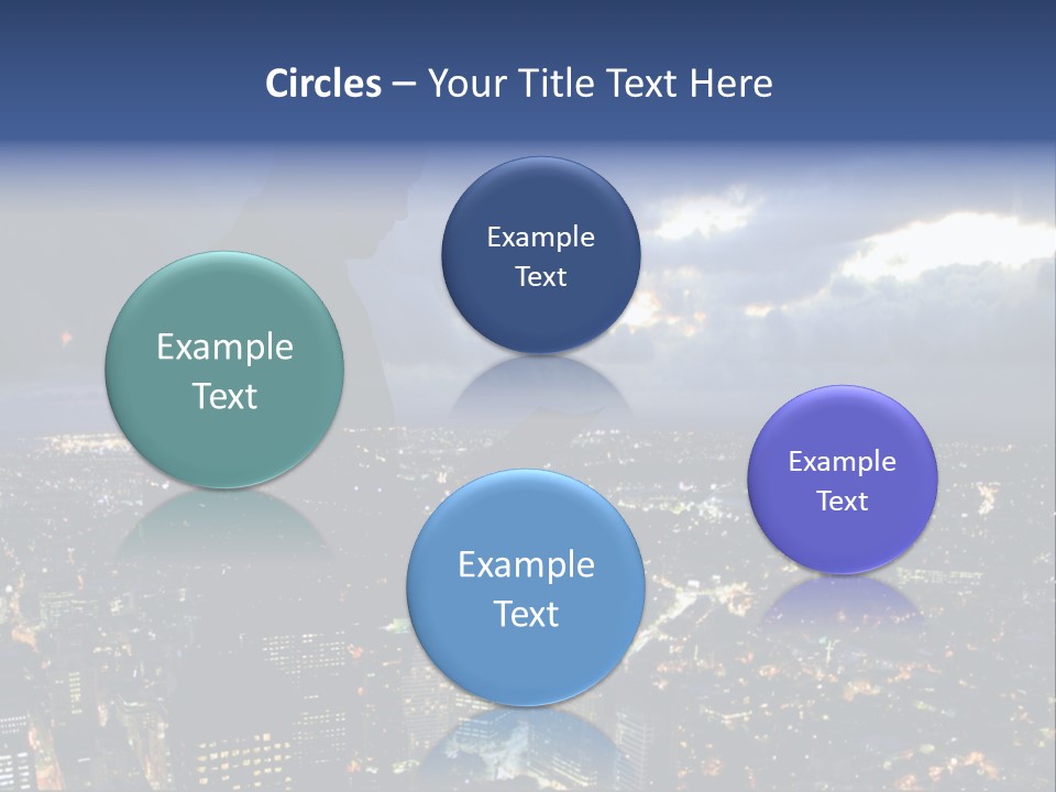 Black Office Nature PowerPoint Template