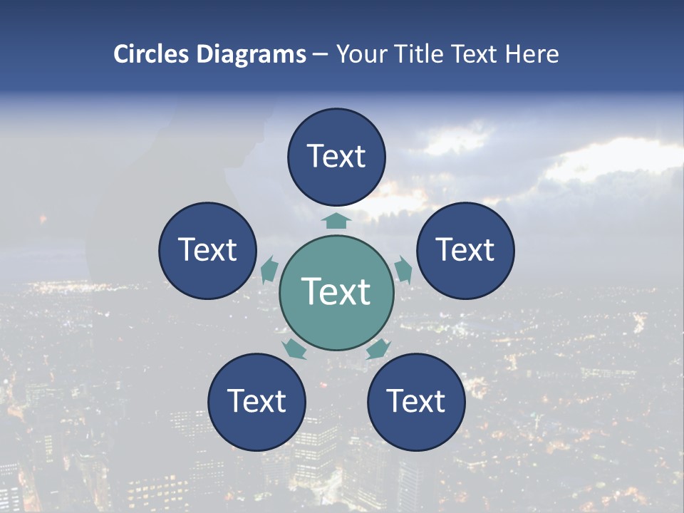 Black Office Nature PowerPoint Template