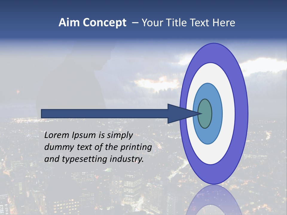 Black Office Nature PowerPoint Template