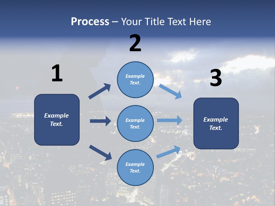 Black Office Nature PowerPoint Template