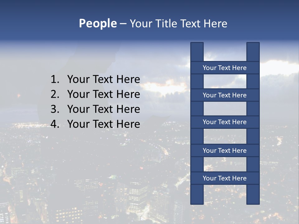 Black Office Nature PowerPoint Template