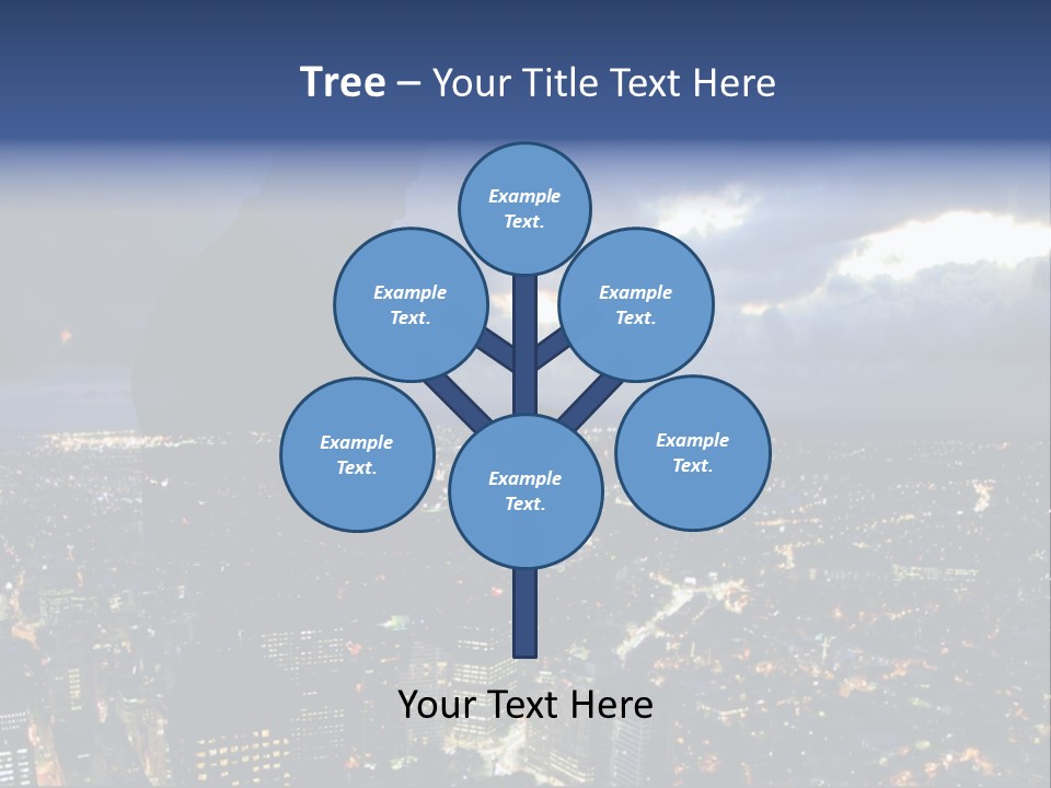 Black Office Nature PowerPoint Template