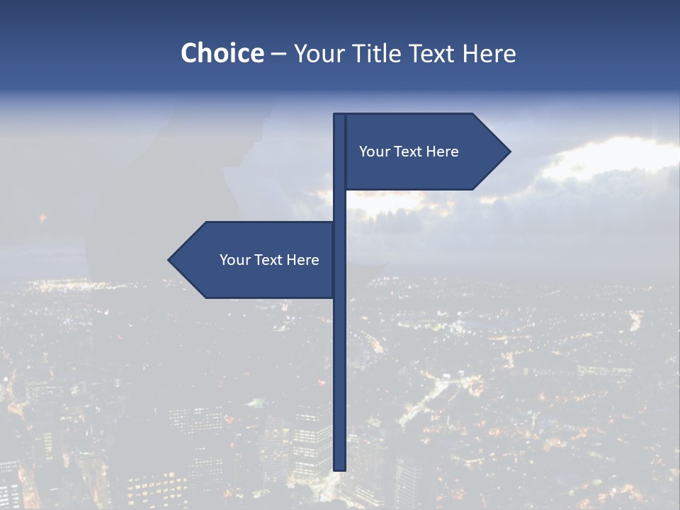 Black Office Nature PowerPoint Template