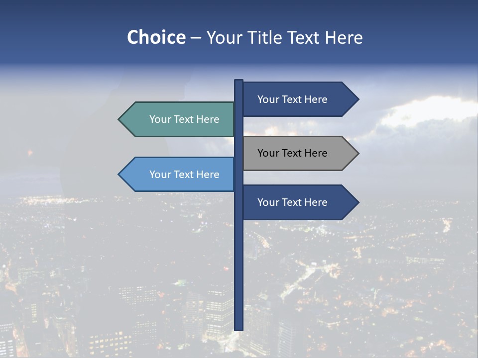 Black Office Nature PowerPoint Template
