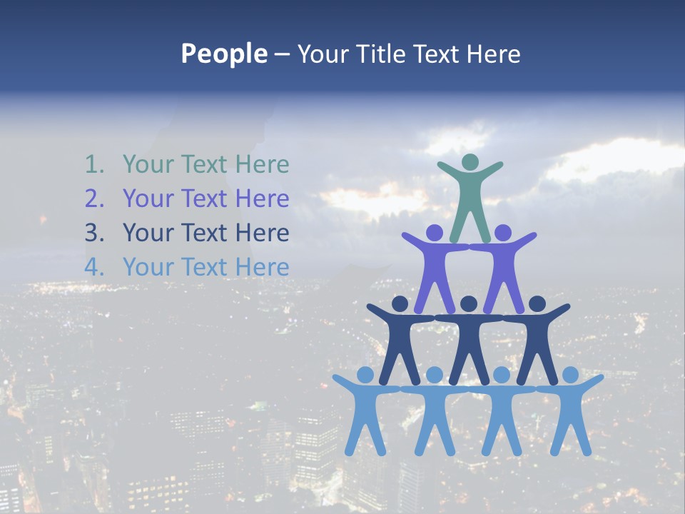 Black Office Nature PowerPoint Template