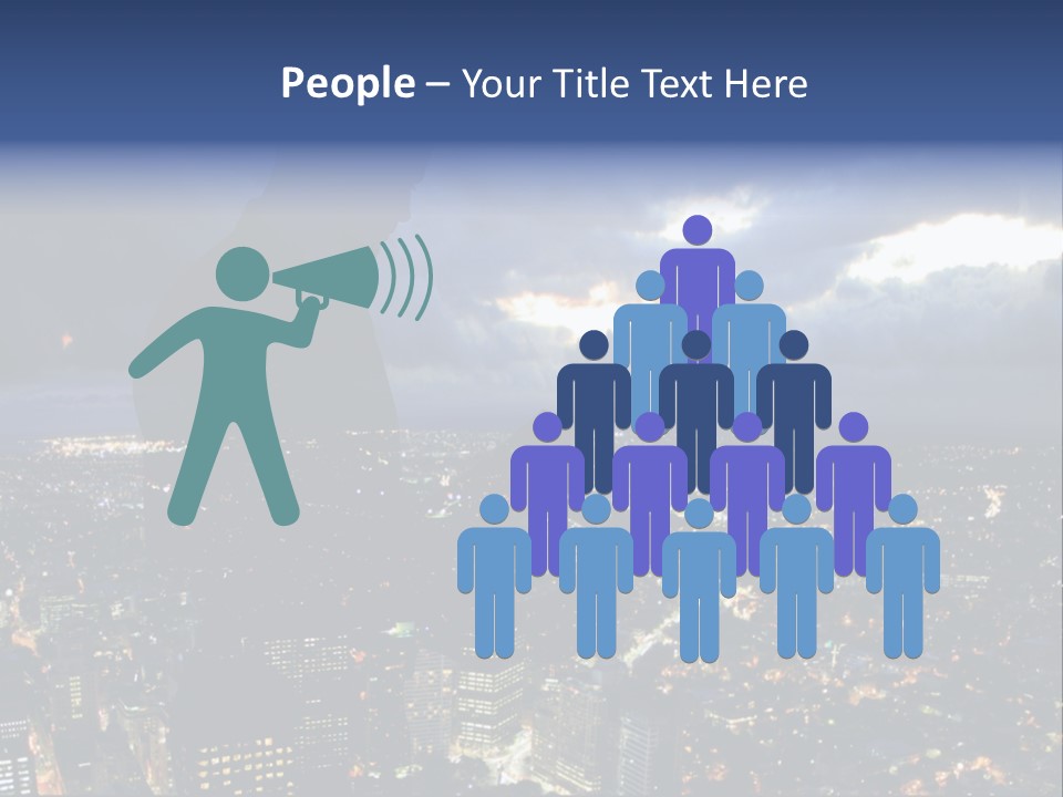 Black Office Nature PowerPoint Template