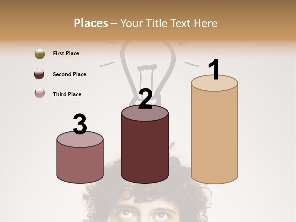 Brain Think Symbol PowerPoint Template