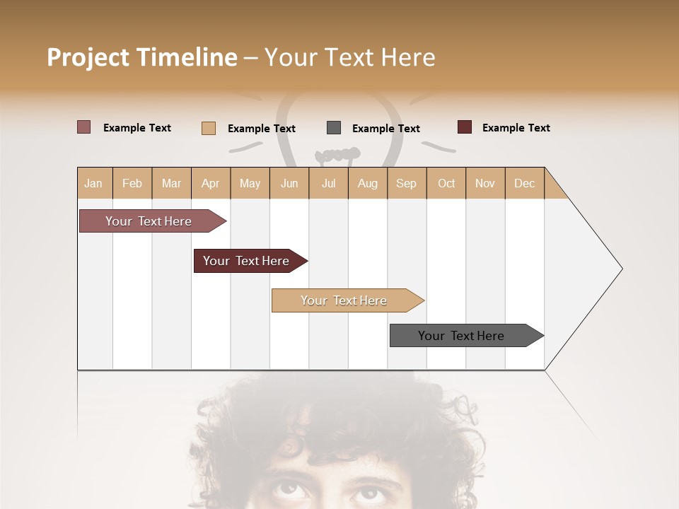Brain Think Symbol PowerPoint Template