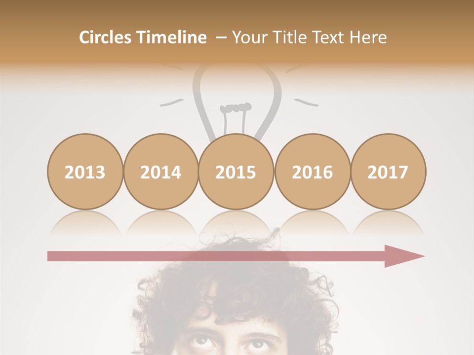 Brain Think Symbol PowerPoint Template