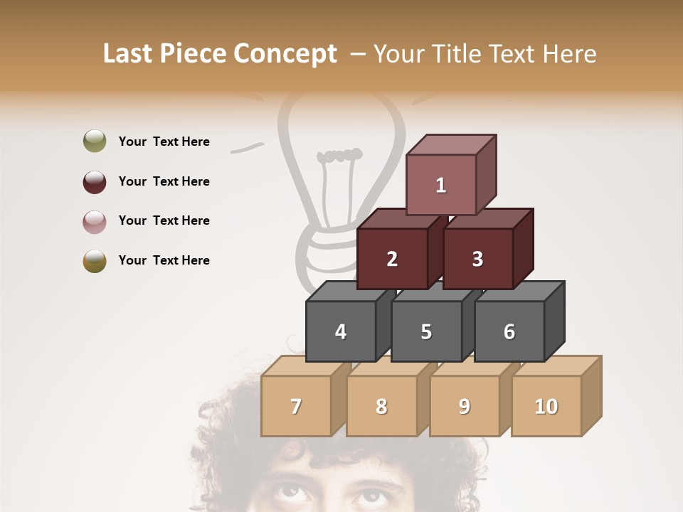 Brain Think Symbol PowerPoint Template