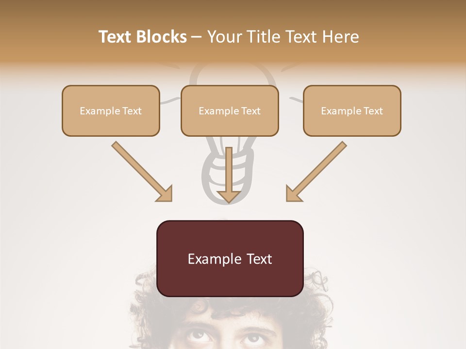 Brain Think Symbol PowerPoint Template