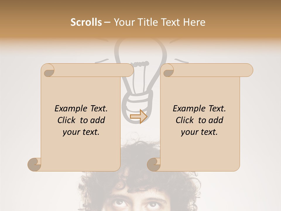 Brain Think Symbol PowerPoint Template