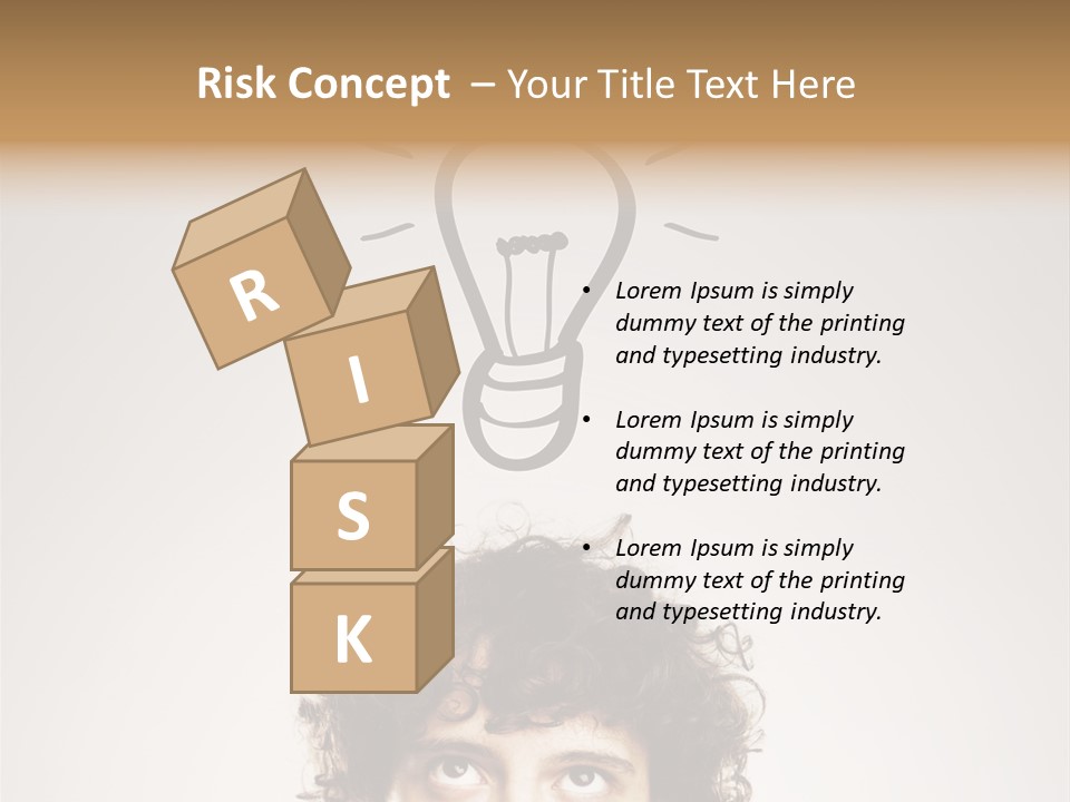 Brain Think Symbol PowerPoint Template