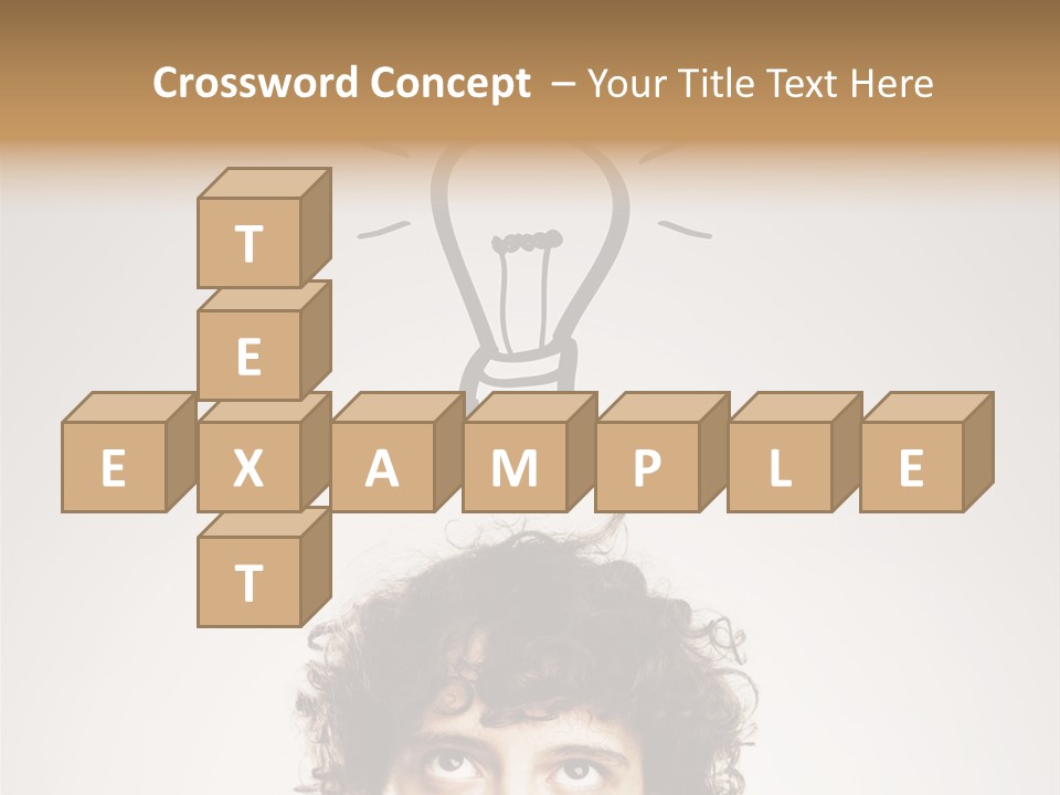 Brain Think Symbol PowerPoint Template