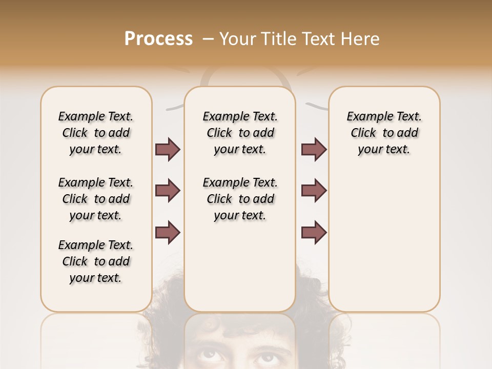 Brain Think Symbol PowerPoint Template