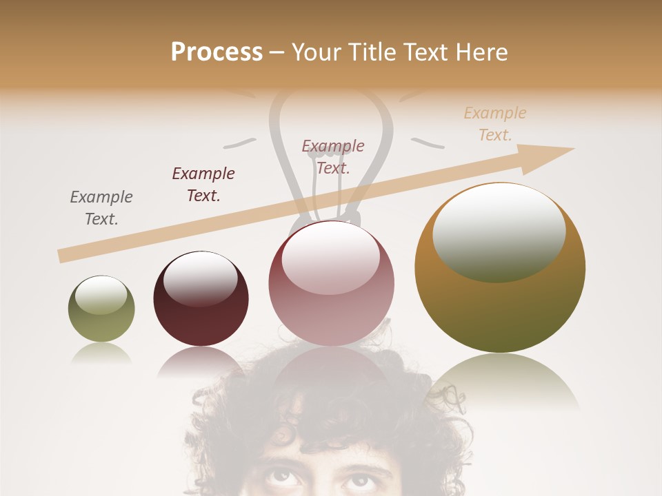 Brain Think Symbol PowerPoint Template