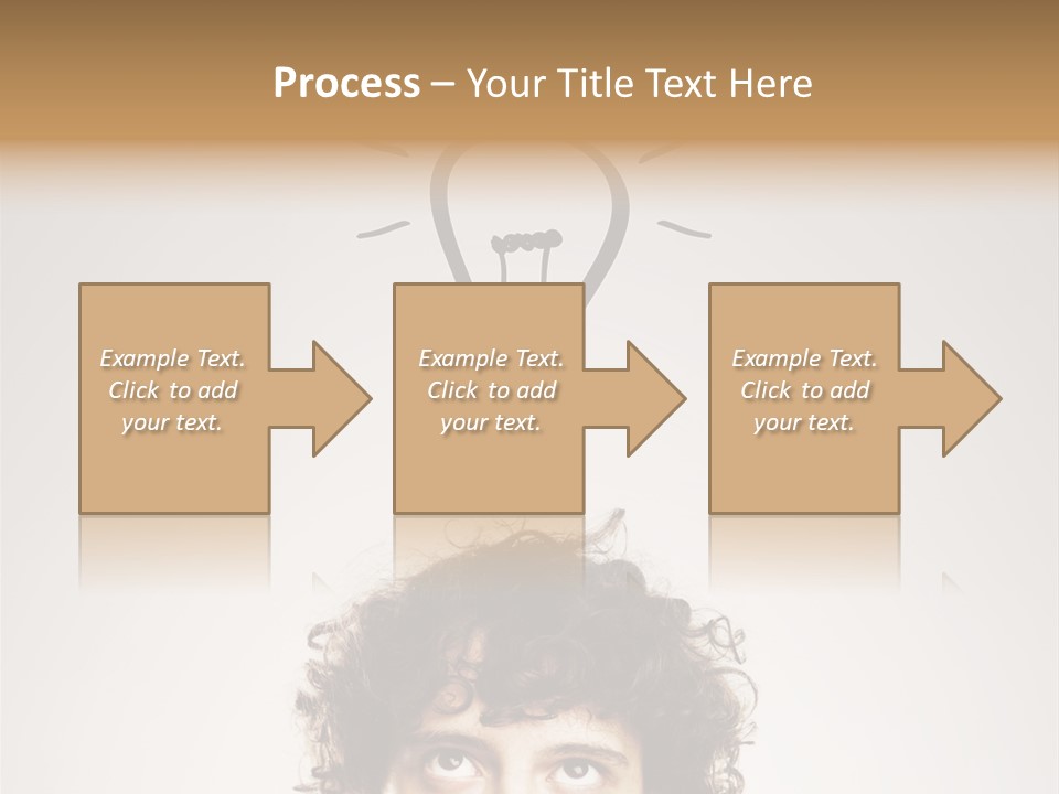 Brain Think Symbol PowerPoint Template