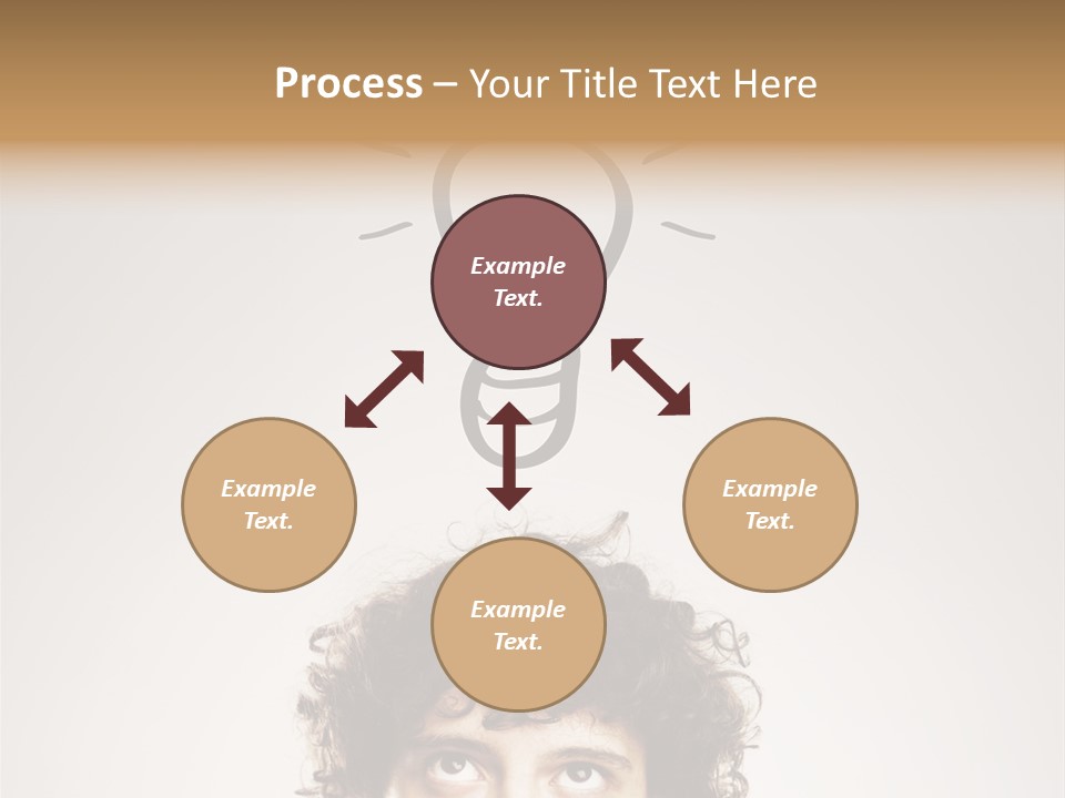 Brain Think Symbol PowerPoint Template