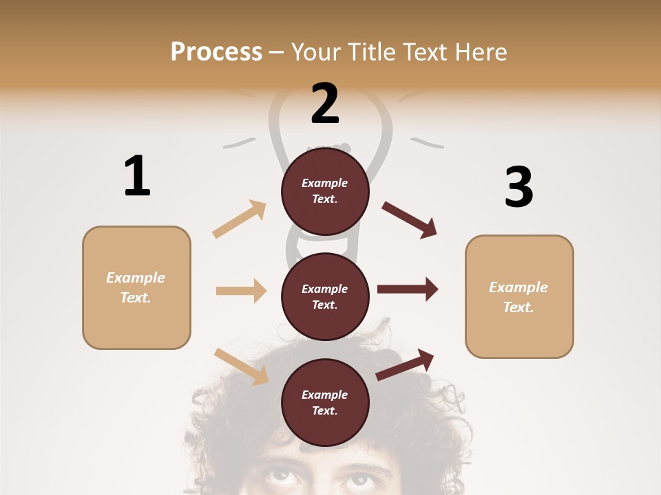 Brain Think Symbol PowerPoint Template
