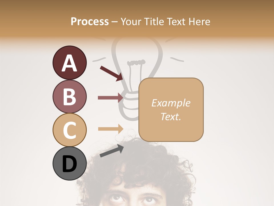 Brain Think Symbol PowerPoint Template