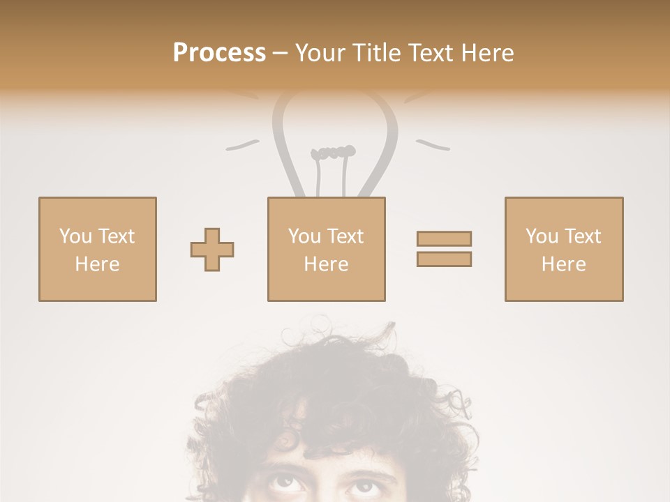 Brain Think Symbol PowerPoint Template