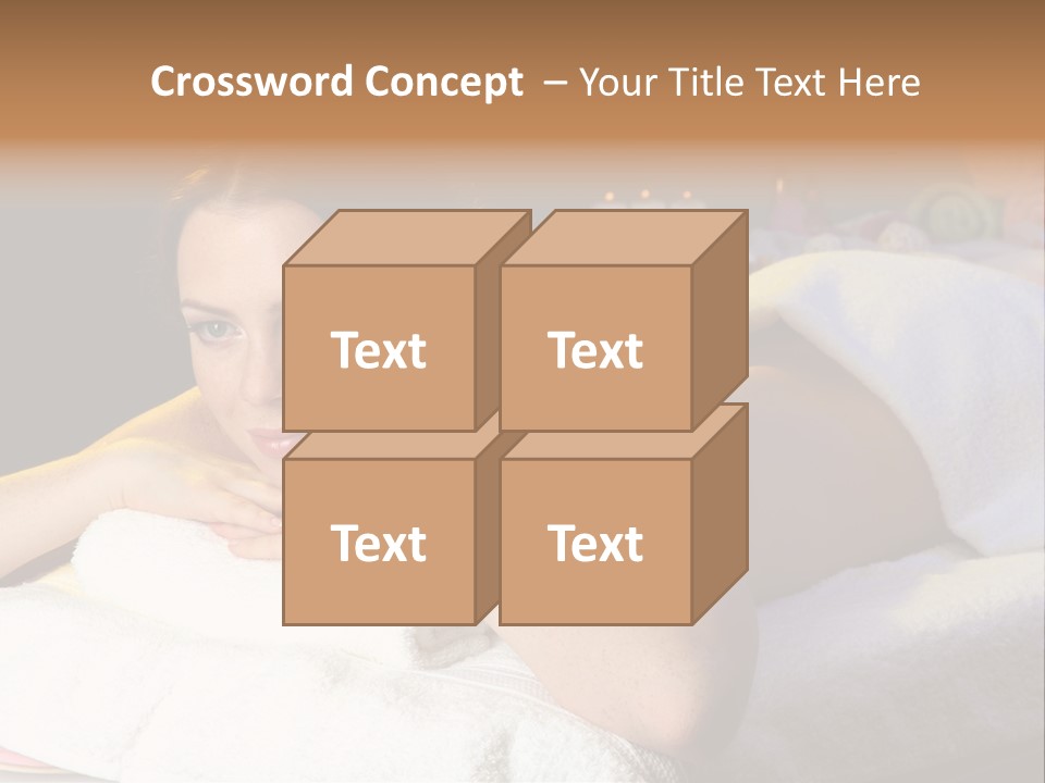 Yellow Massaging Calm PowerPoint Template