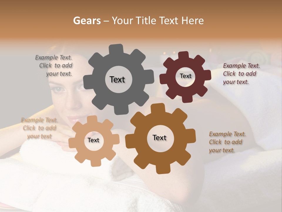 Yellow Massaging Calm PowerPoint Template