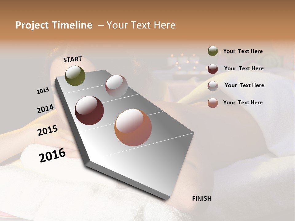 Yellow Massaging Calm PowerPoint Template