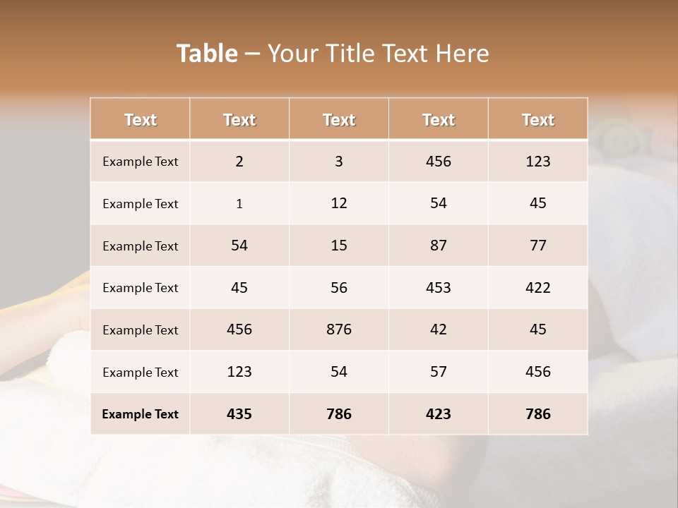 Yellow Massaging Calm PowerPoint Template