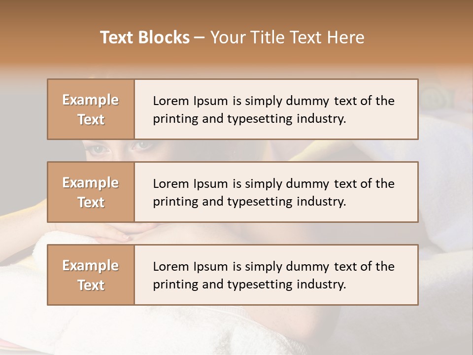 Yellow Massaging Calm PowerPoint Template
