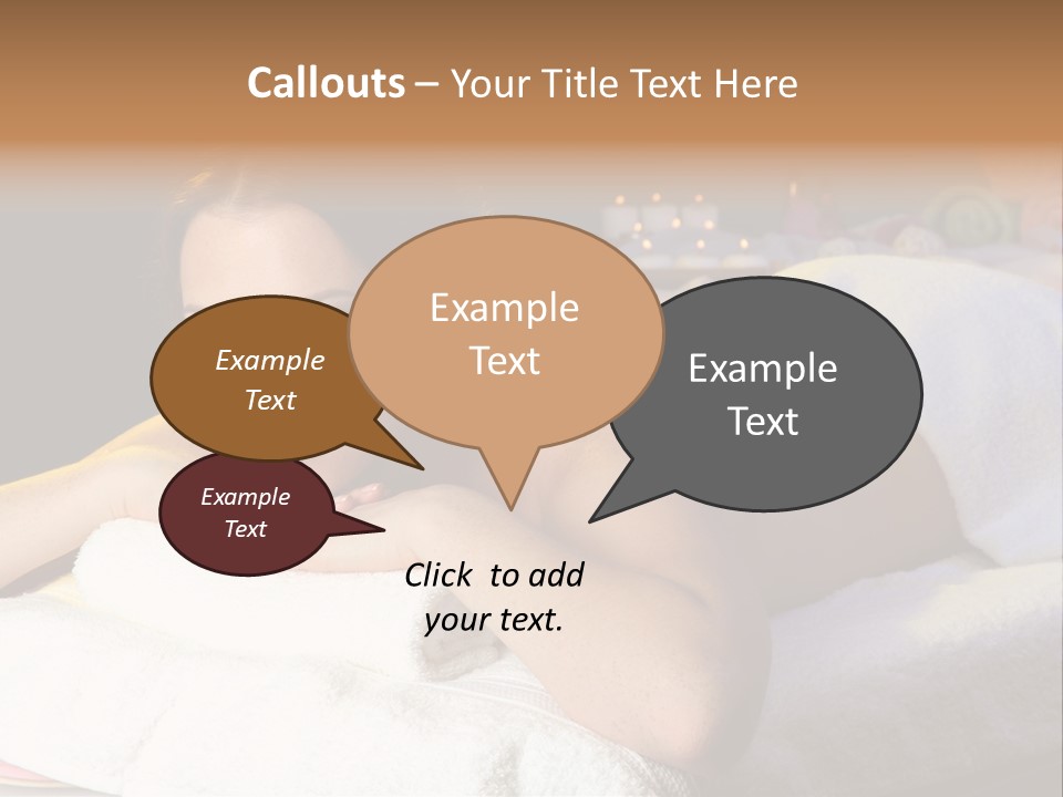 Yellow Massaging Calm PowerPoint Template