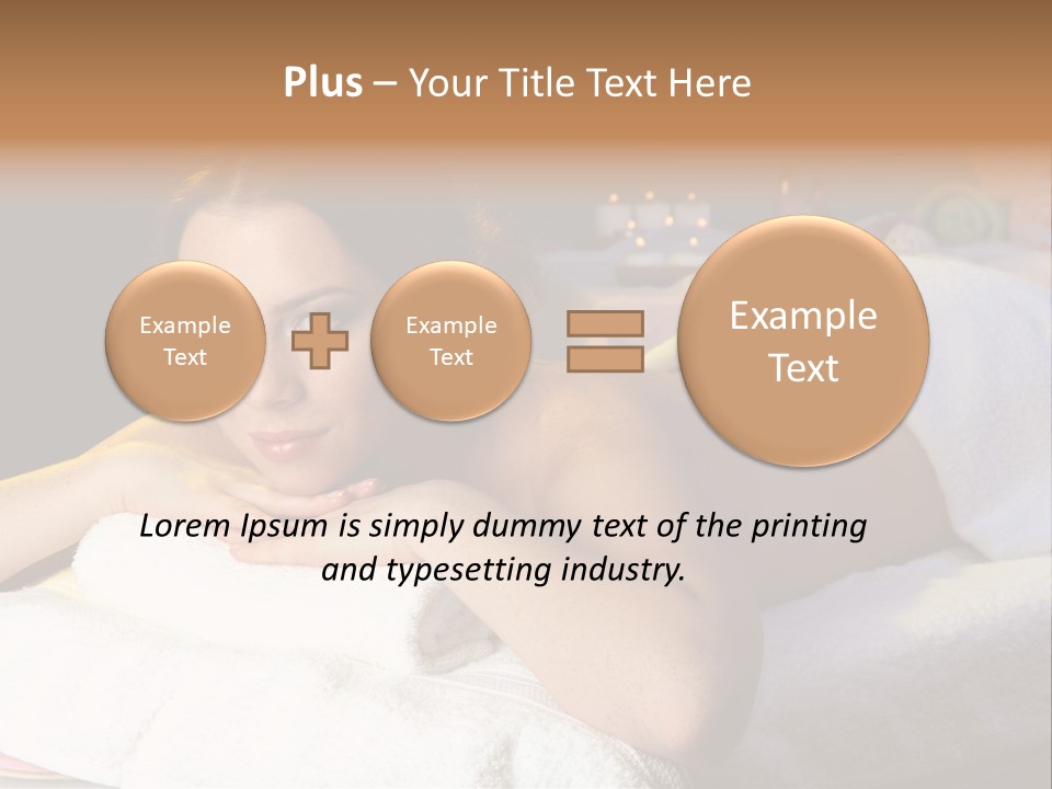 Yellow Massaging Calm PowerPoint Template