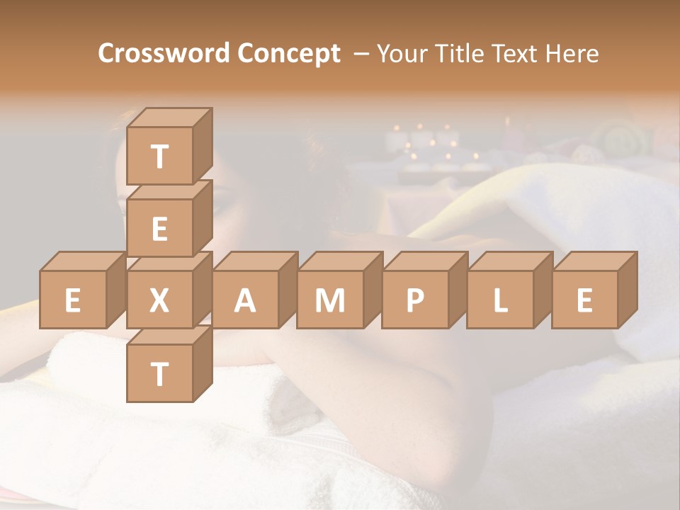 Yellow Massaging Calm PowerPoint Template