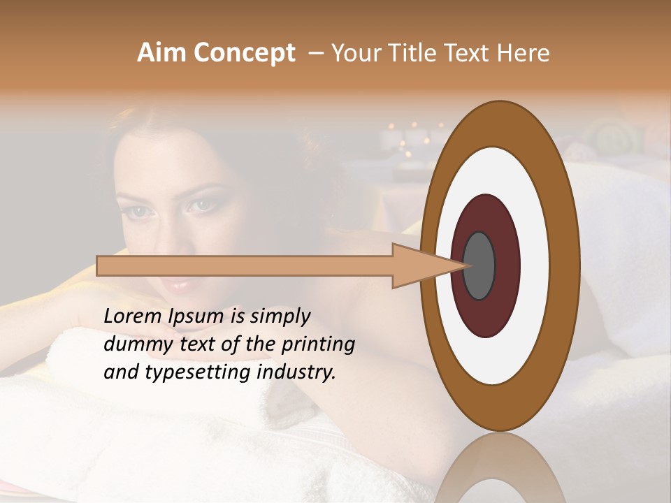 Yellow Massaging Calm PowerPoint Template