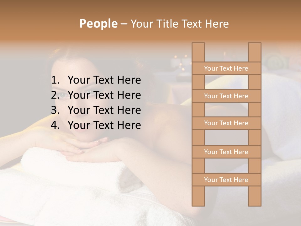 Yellow Massaging Calm PowerPoint Template