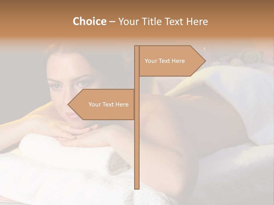 Yellow Massaging Calm PowerPoint Template