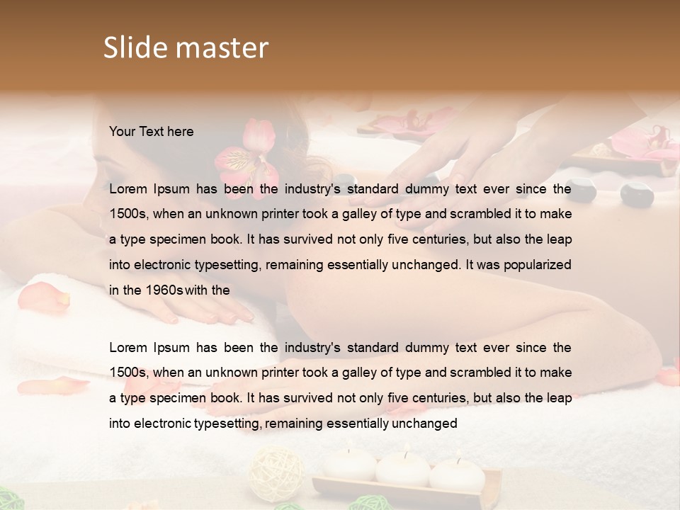 Flower Beauty Enjoy PowerPoint Template