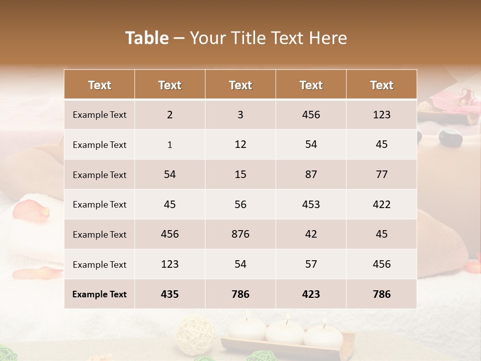 Flower Beauty Enjoy PowerPoint Template
