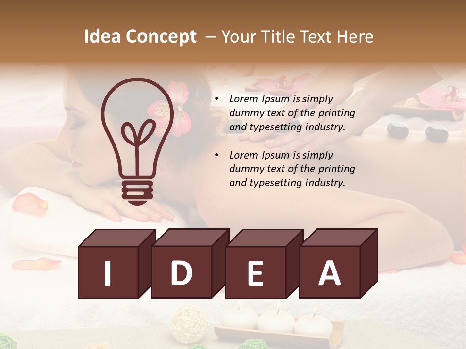 Flower Beauty Enjoy PowerPoint Template